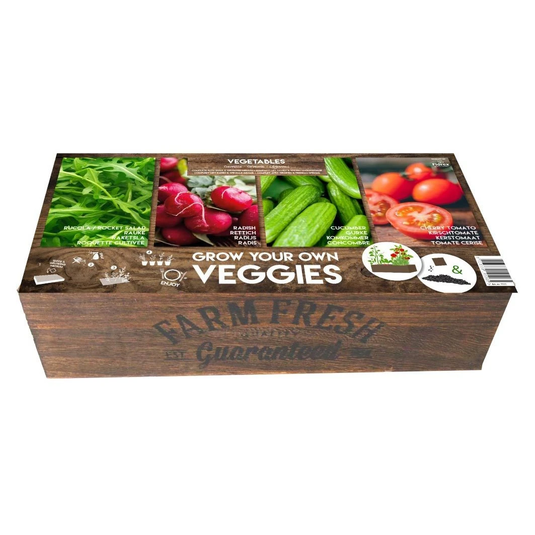 Anzuchtkiste Farm Fresh, Zimmer-Gewächshaus, Starter-Kit Gemüse 3 Anzuchtkiste Farm Fresh, Zimmer-Gewächshaus, Starter-Kit Gemüse