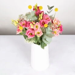 Gemischter Blumenbund 'Farbenspiel' Inkl. Gratis Grußkarte 6 Gemischter Blumenbund 'Farbenspiel' Inkl. Gratis Grußkarte -Compo Geschaft 1025700009 DIY Mixbund Farbenspiel Lisianthus Gypso Euka Craspedia 2 94534