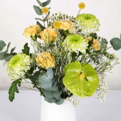 Gemischter Blumenbund 'Grüne Schönheit' Inkl. Gratis Grußkarte