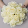 Blumenbund Mit Rosen 'Avalanche', Weiß, 15er-Bund, Inkl. Gratis Grußkarte
