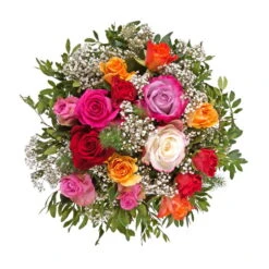 Blumenstrauß 'Rosenzauber' Inkl. Gratis Grußkarte 9 Blumenstrauß 'Rosenzauber' Inkl. Gratis Grußkarte -Compo Geschaft 1110600026 Rosenzauber D28cm 4841