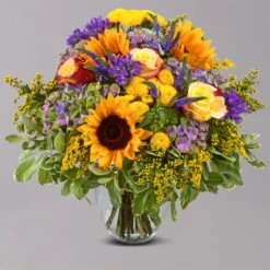 Blumenstrauß 'Sonnensymphonie' Inkl. Gratis Grußkarte -Compo Geschaft 1110600053 Sonnensymphonie grau 103429