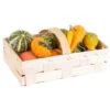 Kürbisse Im Spankorb, Verschiedene Sorten, 2 Körbe -Compo Geschaft 1630100025 Kuerbisse im Spankorb NR versch Sorten 56805
