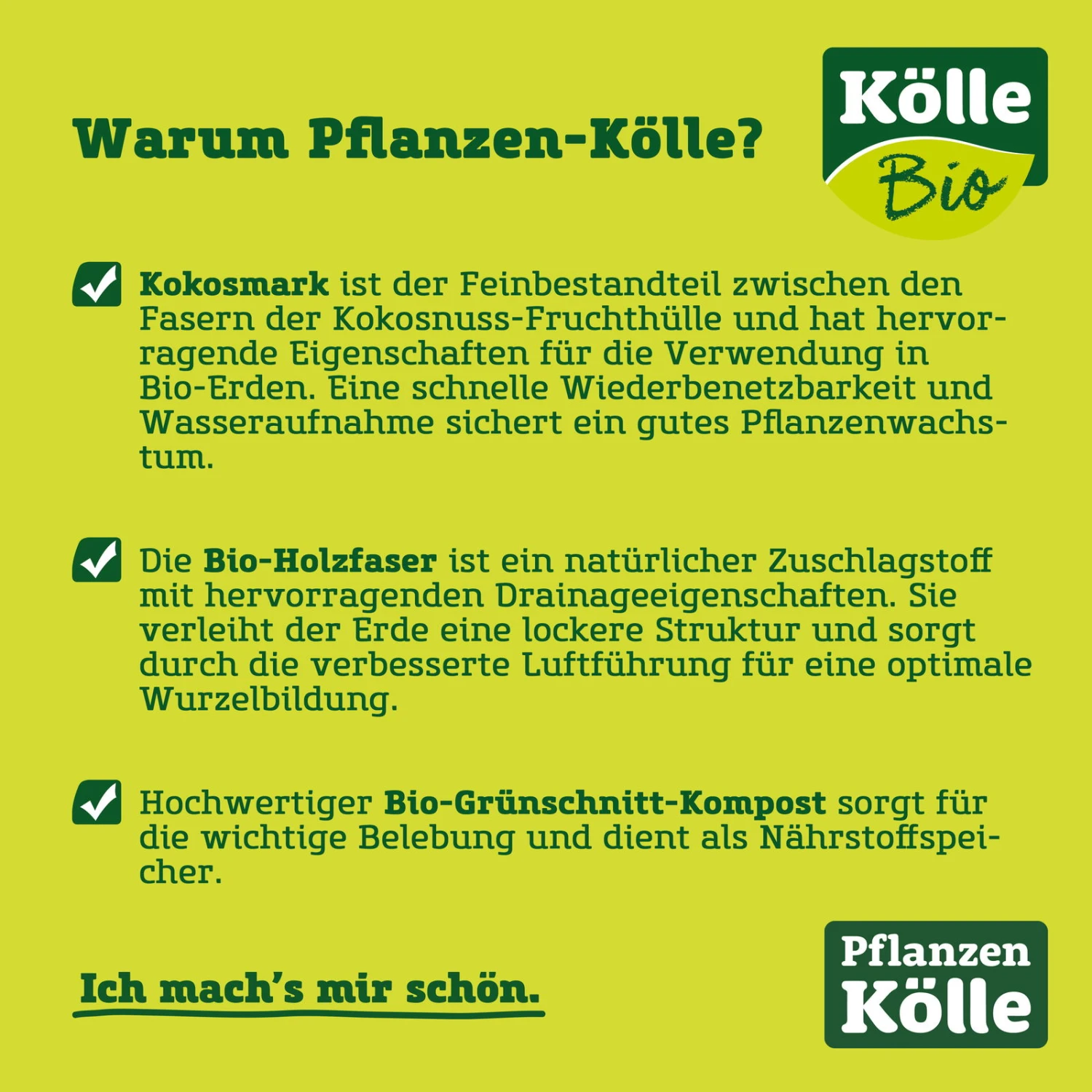 Kölle Bio Pflanzerde Torffrei, 2400l, 60 Sack á 40l, Palettenware 5 Kölle Bio Pflanzerde Torffrei, 2400l, 60 Sack á 40l, Palettenware – Bild 3